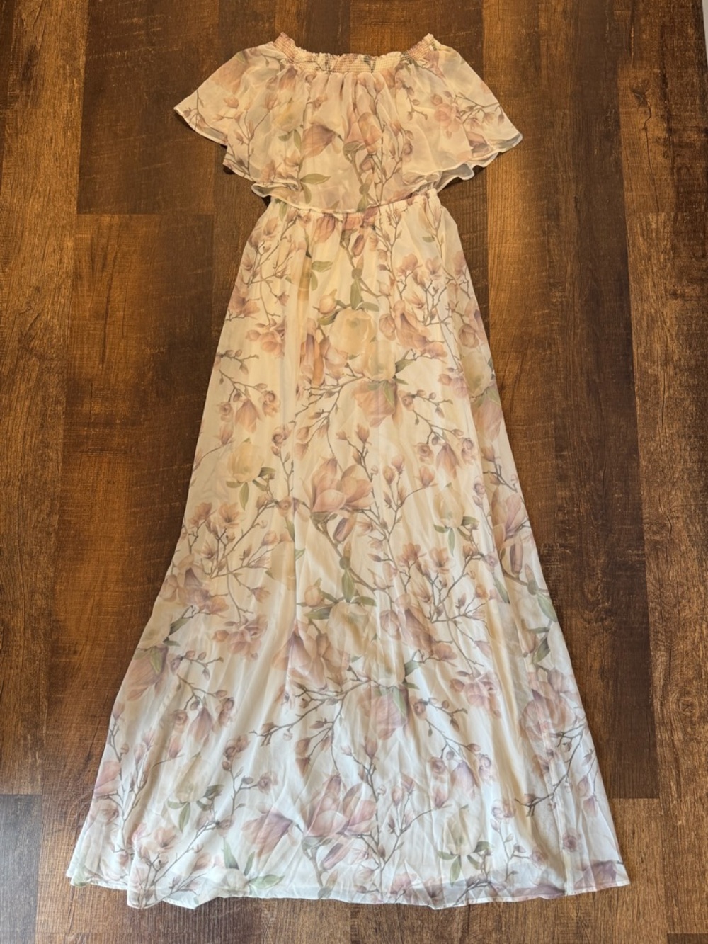 Show me your Mumu floral bridesmaid dress